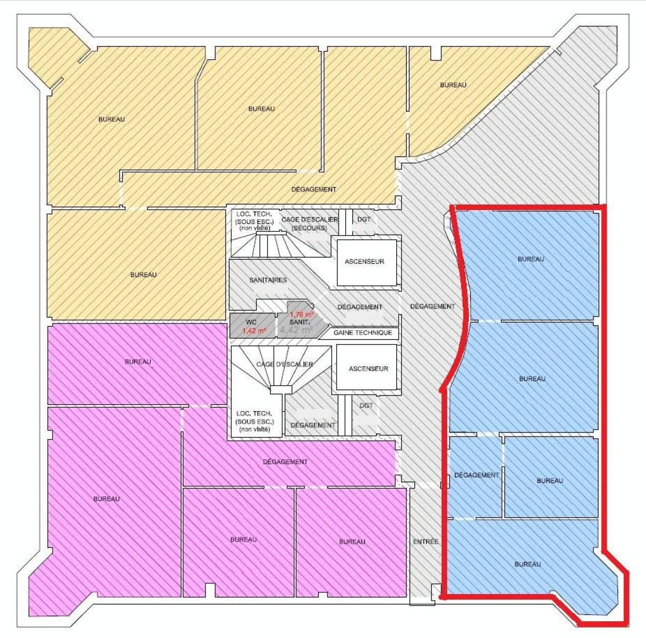 Bureau Metz 345m² Location bureau Metz Moselle OLBUR2530432 13